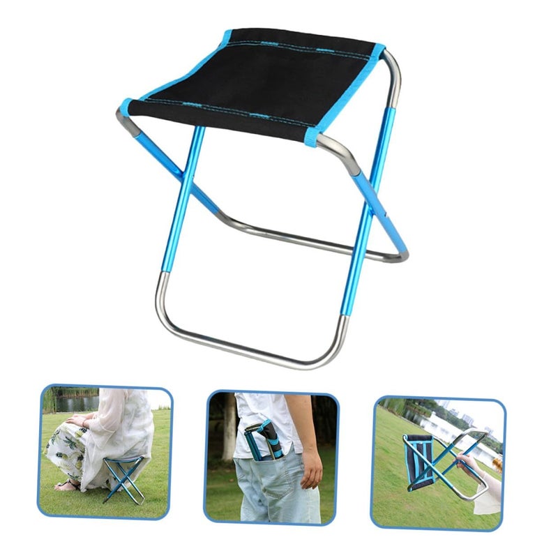 Compact Folding Stool Lightweight Camping Seat with Storage Bag for Outdoor Travel - Image 5