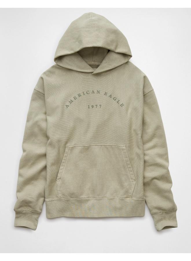 American Eagle AE Heavyweight Fleece Logo Graphic Hoodie  - Image 3