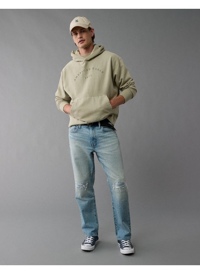 American Eagle AE Heavyweight Fleece Logo Graphic Hoodie  - Image 4