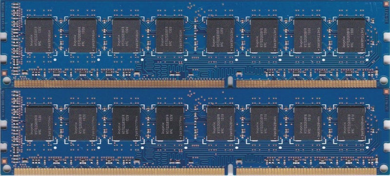 SK Hynix 8GB kit, (2 x 4GB) 240-pin DIMM, DDR3 PC3-10600U,Dual Rank, Non ECC ram Memory Module by Hynix (HMT351U6CFR8C-H9) - Image 2