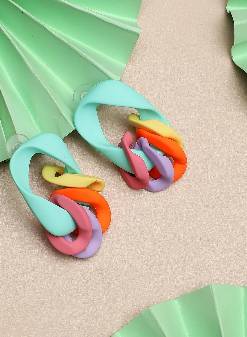 SOHI Trendy Casual Designer Artificial Drop Earring Jewellery