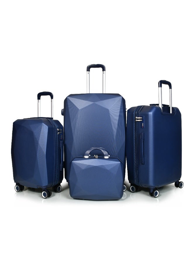 مورانو طقم شنط سفر من مورانو للجنسين من 4 قطع مقاس 28''-24''-20''-14'' أزرق كحلي - Image 2