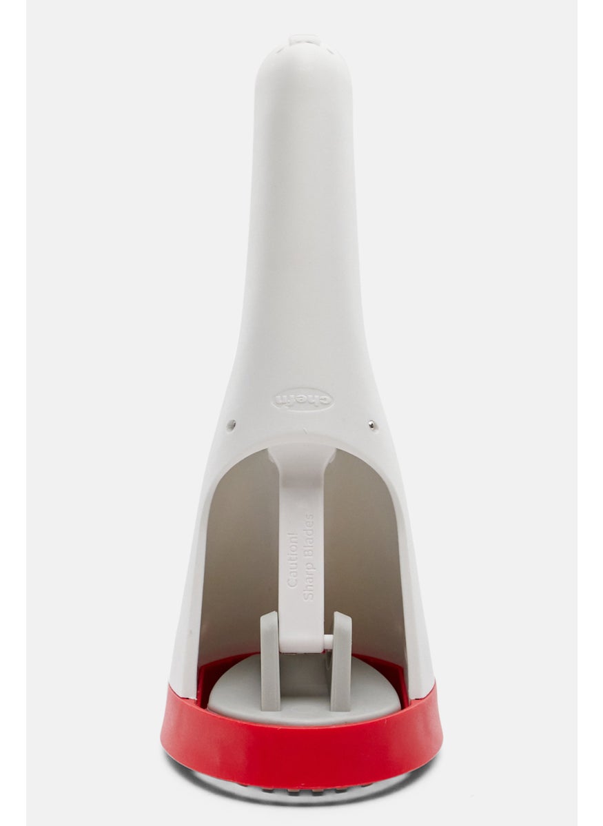 Hand-Held Slicer Strawberry Slicester, White