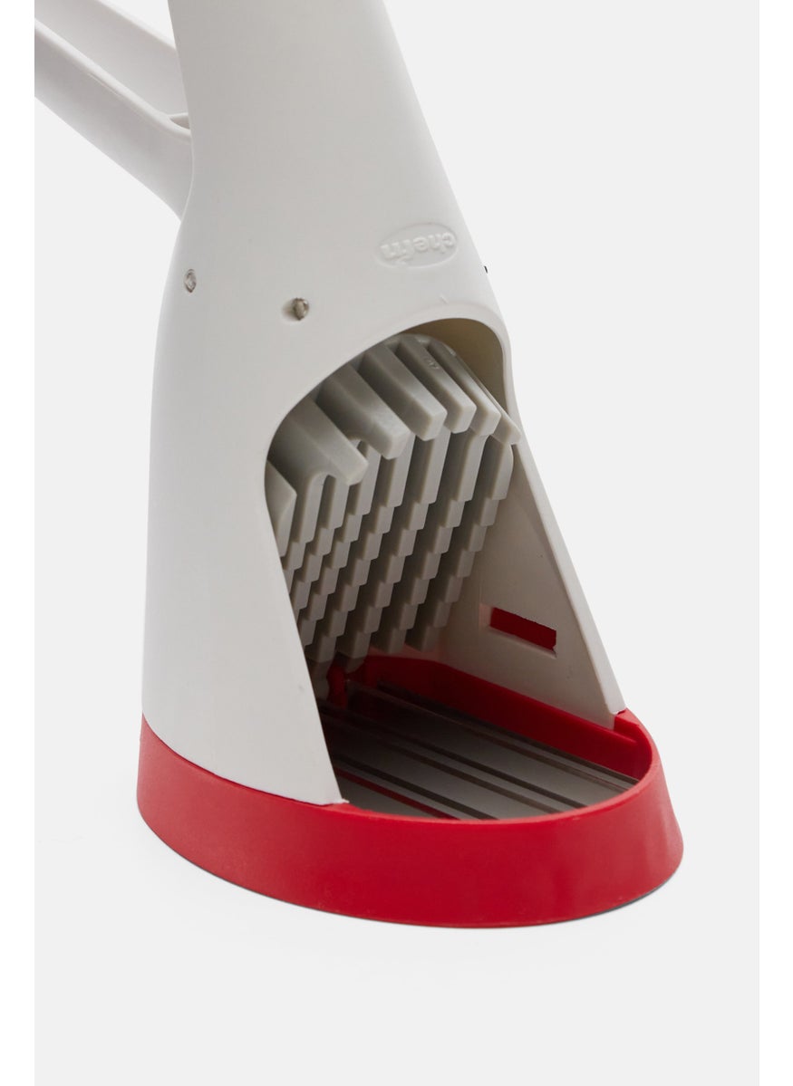 Hand-Held Slicer Strawberry Slicester, White