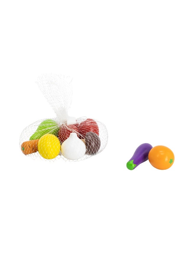 Viga Vegetable & Fruit Set - 10 Piece Educational Play Food - Image 3
