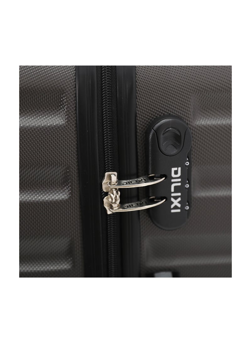DILIXI Hardside Luggage Trolley Bag 3 Pieces Set,Grey (S-20",M-24",L-28")  - Image 3