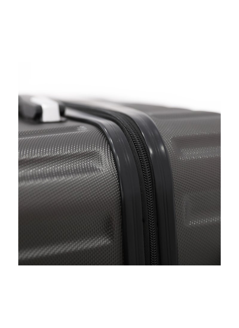 DILIXI Hardside Luggage Trolley Bag 3 Pieces Set,Grey (S-20",M-24",L-28")  - Image 5