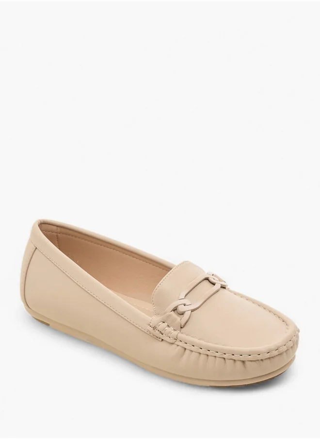 Le Confort Metal Accent Slip-On Loafers