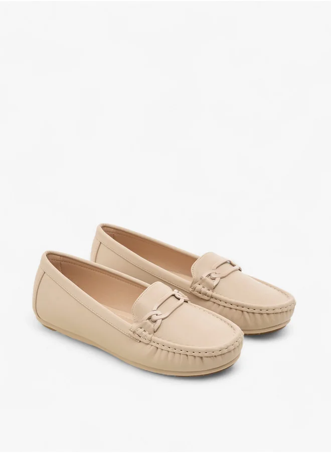 Le Confort Metal Accent Slip-On Loafers