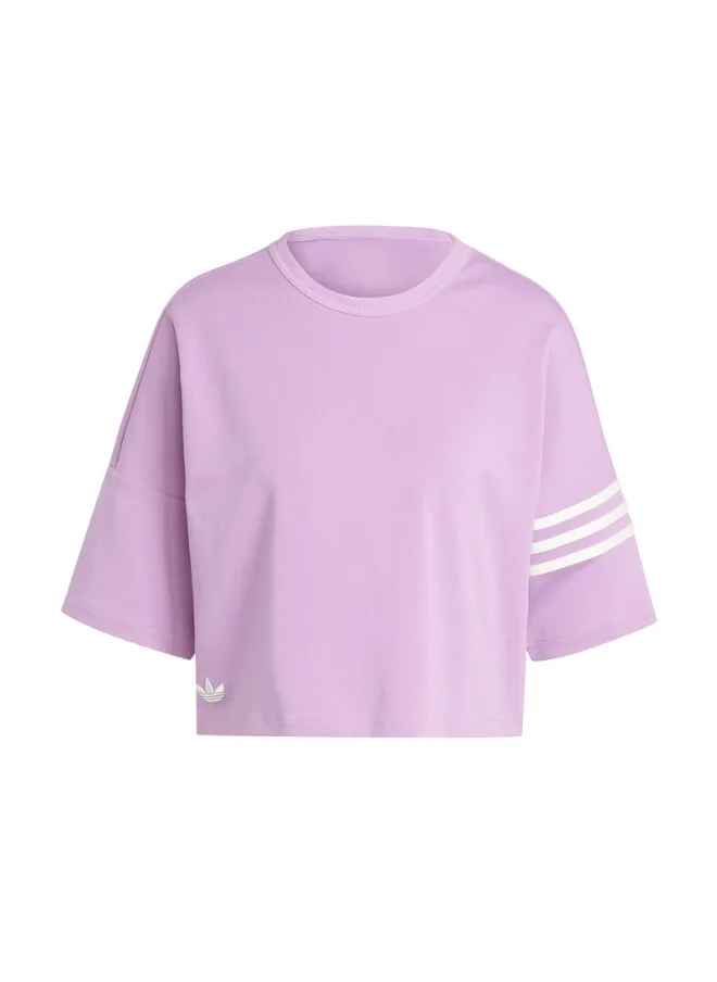 Adidas adidas NEUCL TEE Purple Originals Women T-SHIRTS