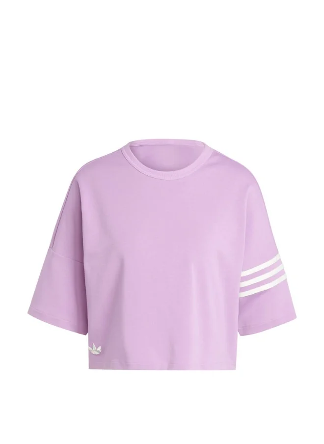 Adidas adidas NEUCL TEE Purple Originals Women T-SHIRTS
