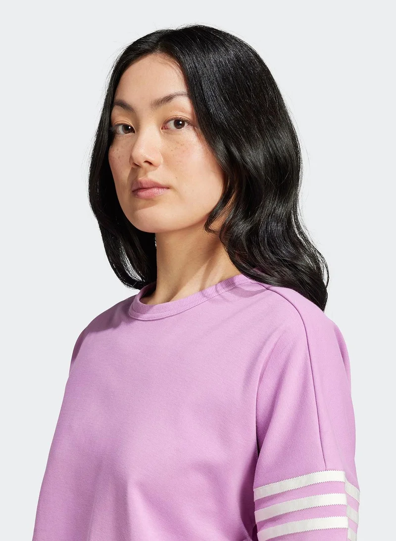 Adidas NEUCL TEE Purple Originals Women T-SHIRTS