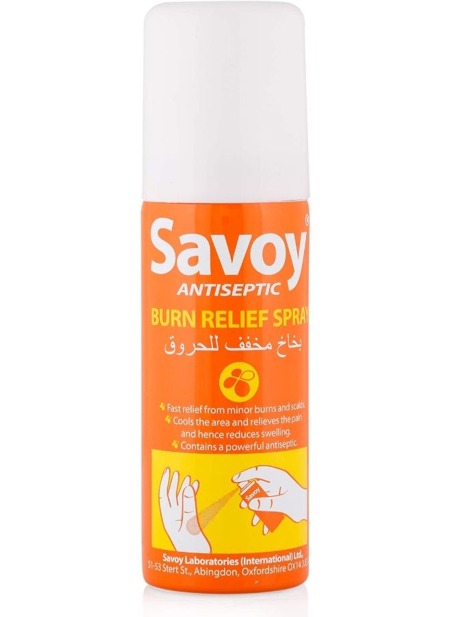 Savoy Antiseptic Burn Relief Spray, 50 ml - Image 1