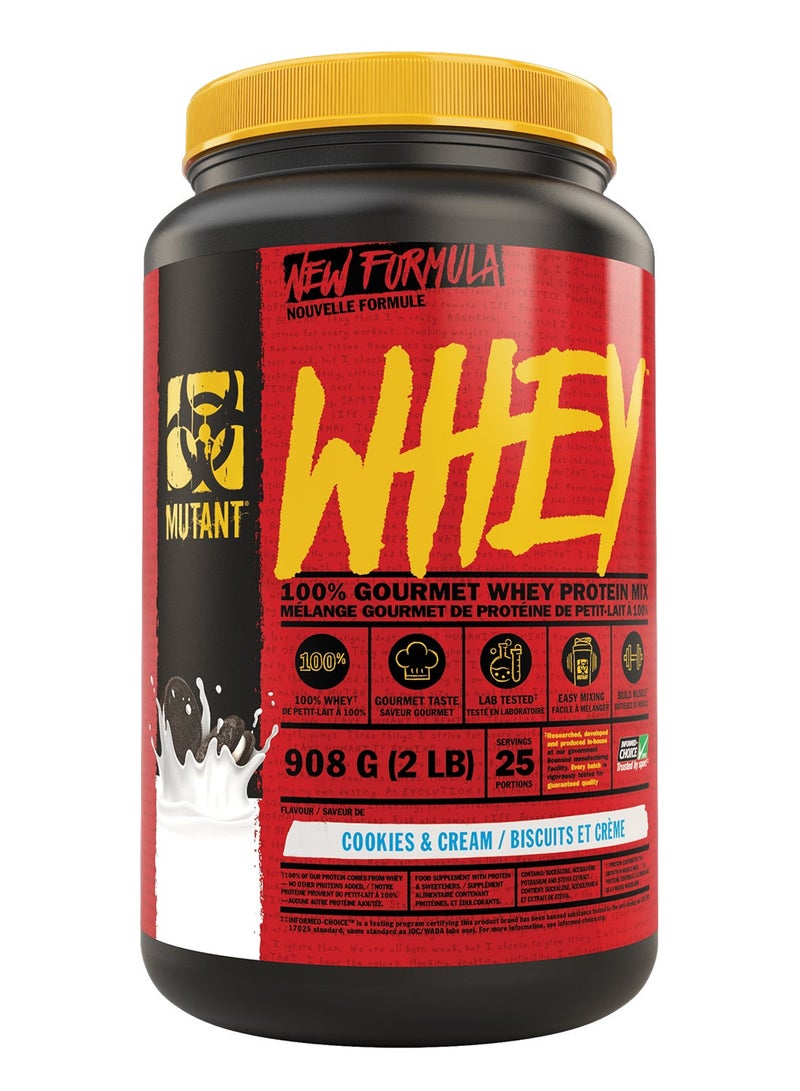 Mutant Exclusive Bunde Offer - Whey 100% Gourmet Whey Protein Mix Cookies & Cream 908 G 2Lb and Whey 100% Gourmet Whey Protein Mix Triple Chocolate 908 G 2Lb - Image 2