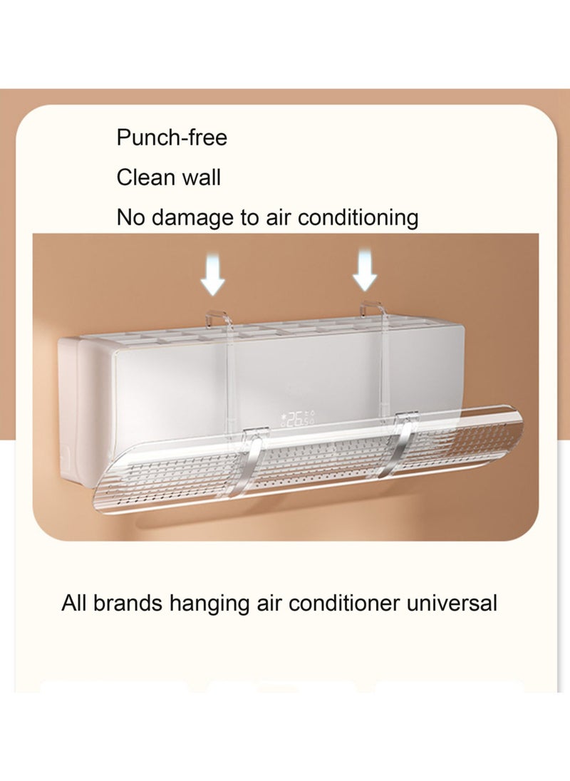 Generic Installation-free Air Conditioner Deflector Adjustable Air Deflector  - Image 1