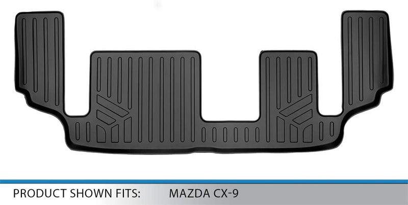 MAX LINER 3rd Row Floor Mats Black for 2016-2021 Mazda CX-9 - Image 3