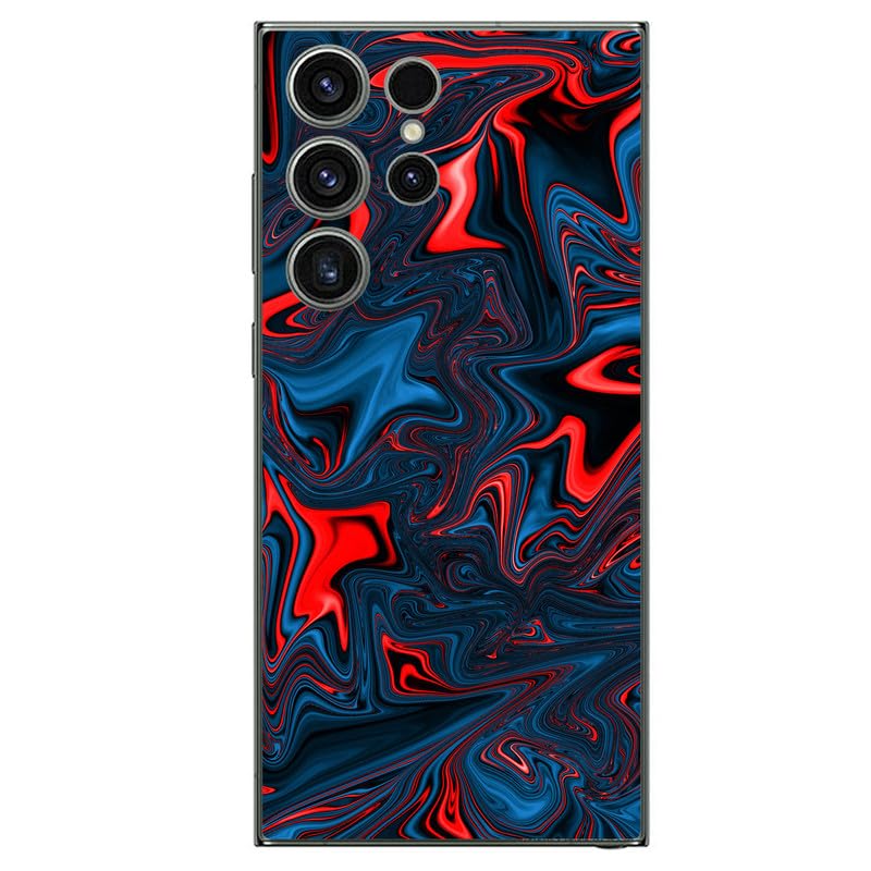 FCS ملصق جلد خلفي مصمم مطبوع من الفينيل لهاتف سامسونج جالاكسي S24 ألترا | يحمي من الغبار، ملائم بدقة، فينيل، تركيب خالي من الفقاعات - (AA-25) - Image 1