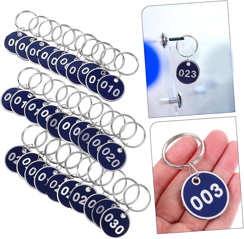 VALICLUD 30 Pcs Round Number Key Tags Labels for Home Office Organization - Image 5