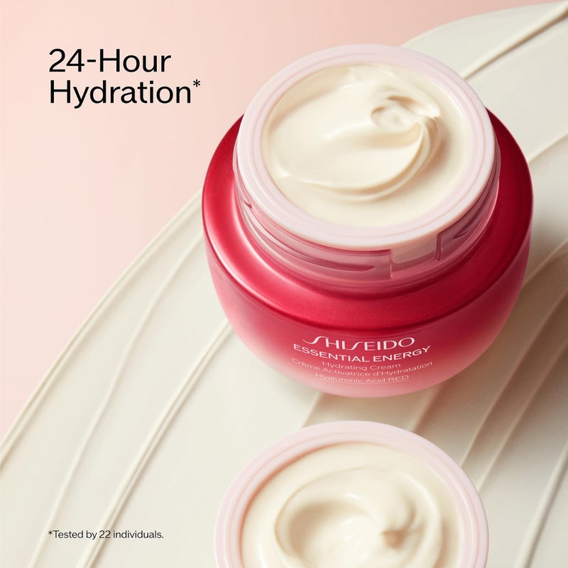 Shiseido Essential Energy Hydrating Cream Refill - 50 mL - Visibly Reduces the Look of Pores & Fine Lines - With Hyaluronic Acid - 24-Hour Hydration - Vegan - All Skin Types - Image 3