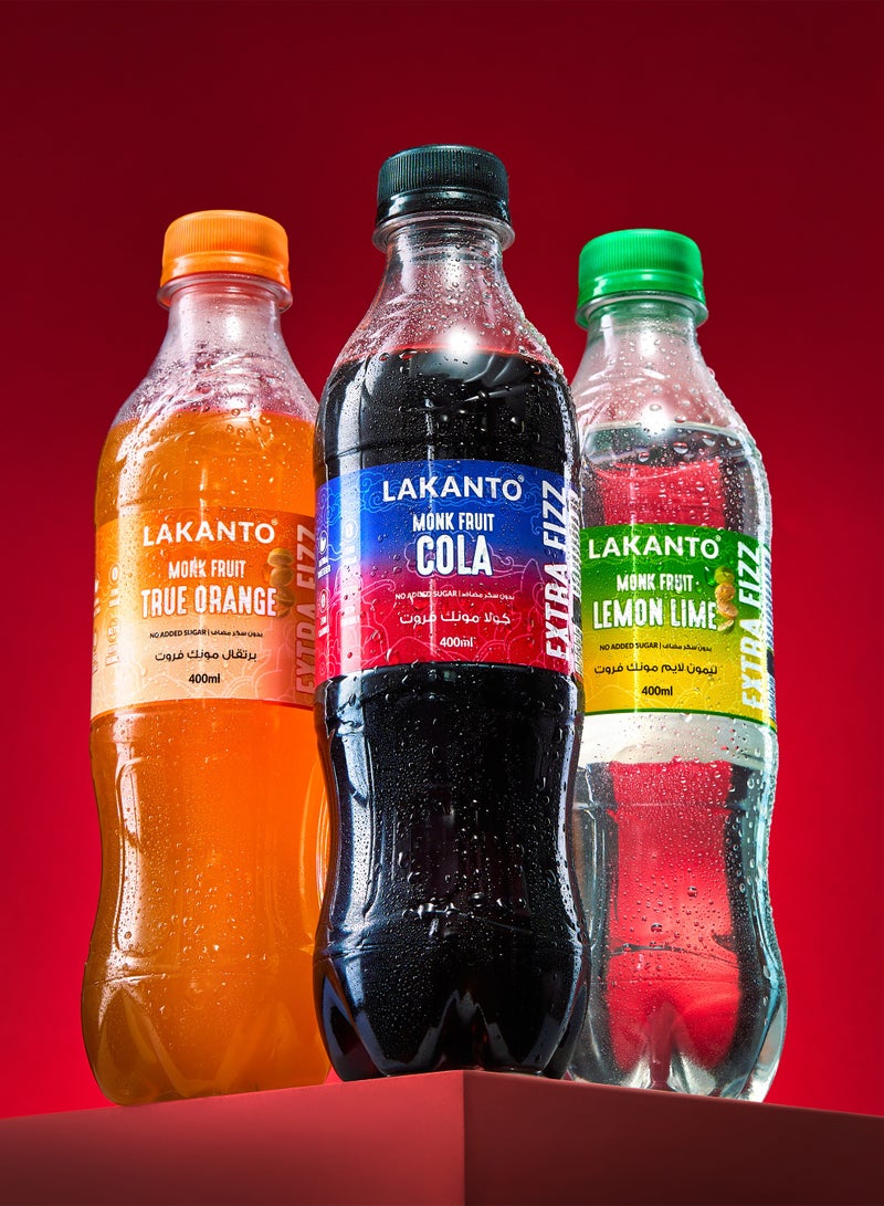 LAKANTO Naturally Sweetened Lemon Lime With Monkfruit - 400 ml - Image 5