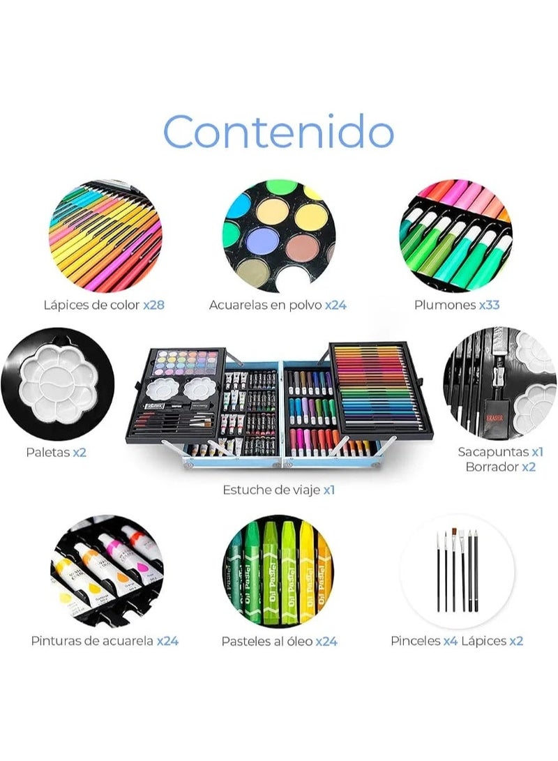 Disney Lilo & Stitch 145-Piece Metal Art Set | 145-Piece Drawing & Coloring Set | 145-Piece Art Kit | 145-Piece Drawing Kit | 145-Piece Coloring Kit | 145-Piece Art Supplies Set | 145-Piece Drawing Supplies | 145-Piece Metal Art Case | 145-Piece Artist Kit | 145-Piece Creative Art Set | 145-Piece Professional Drawing Set | 145-Piece School Art Kit | 145-Piece Kids & Adults Art Set | 145-Piece Portable Art Set | 145-Piece Art & Coloring Case | Complete 145-Piece Art Kit | All-in-One Drawing & Coloring Set | 145-Piece Sketching & Coloring Kit | Portable Metal Art Box | Artist Gift Set 145 Pieces - Image 1