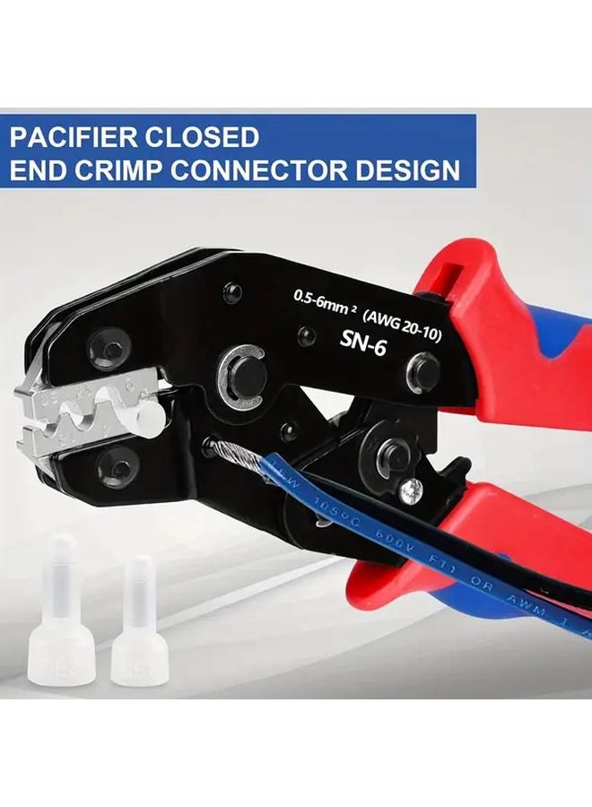 أداة كبس أسلاك الفولاذ عالي الكربون SN-6 موديل لمقاسات AWG 20-10 ومقاسات 0.5-6 مم² - Image 3