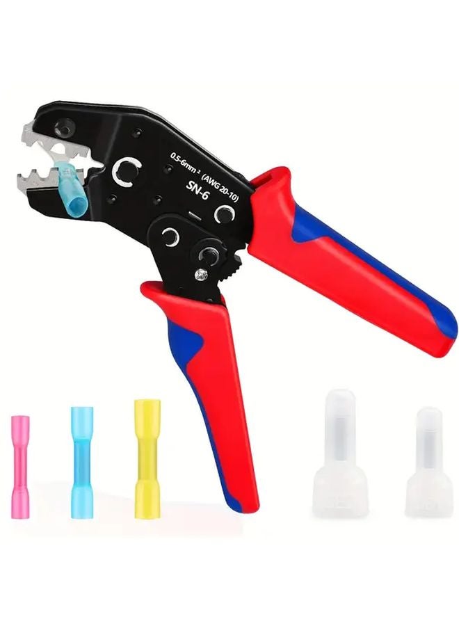 أداة كبس أسلاك الفولاذ عالي الكربون SN-6 موديل لمقاسات AWG 20-10 ومقاسات 0.5-6 مم² - Image 1
