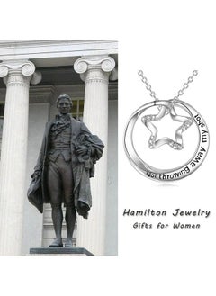 WINNICACA WINNICACA Hamilton Musical Merchandise 925 Sterling Silver Not Throwing Away My Shot Necklace for Women Hamilton Jewelry Gifts Broadway Musical Hamilton Gifts  - Image 2