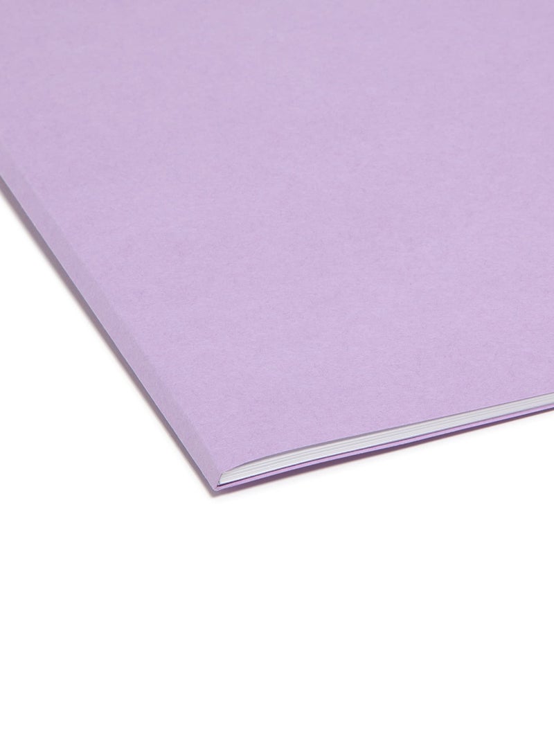 Smead File Folder, Reinforced 1/3-Cut Tab, Letter Size, Lavender, 100 per Box (12434) - Image 5