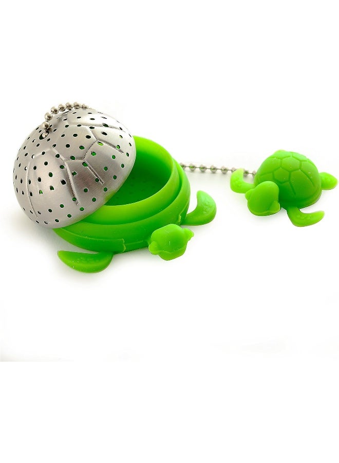 Norpro Norpro NOR5647 SS Turtle Tea Infuser  Green  2 x 2 x 125  - Image 2