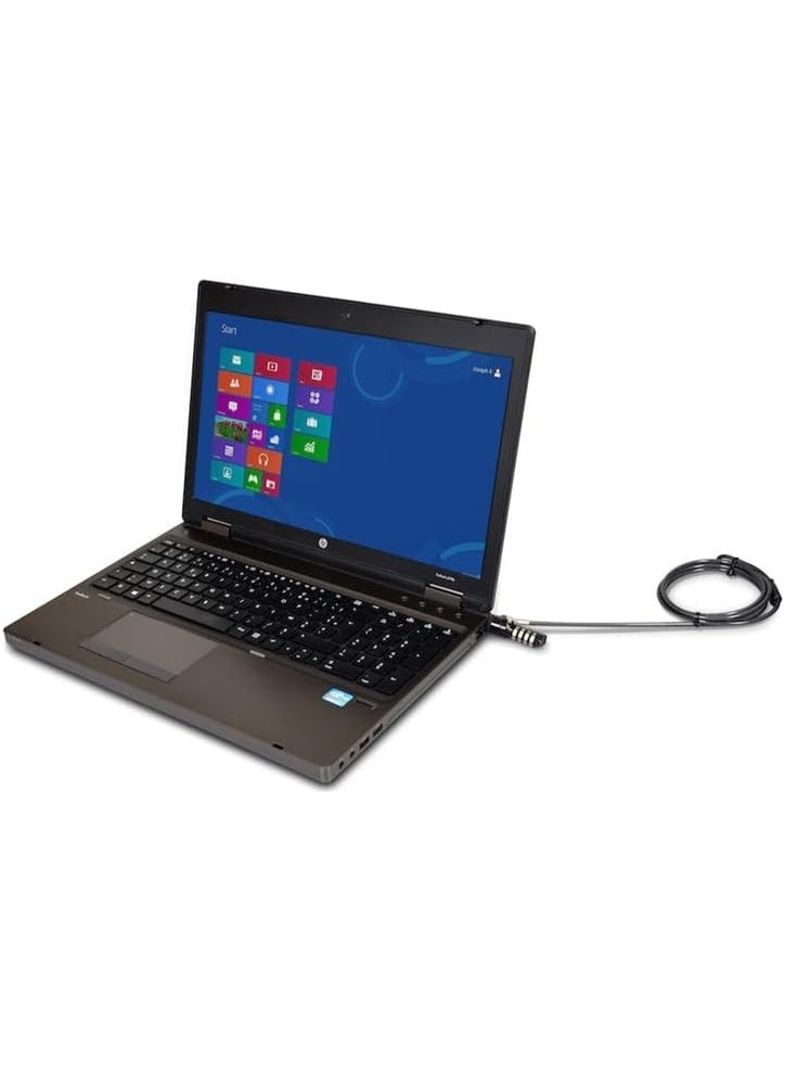 PORT Designs Laptop Anti-Theft Cable Lock 1.8m 4.4mm – Port Designs 901209, 4-Digit Combination Security Lock, Steel & PVC with Nickel/Zinc Head, Black, Universal Notebook & PC Compatible - Image 3