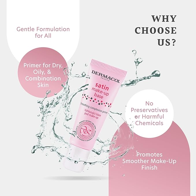 Dermacol Satin Makeup Base 10ml - Image 5