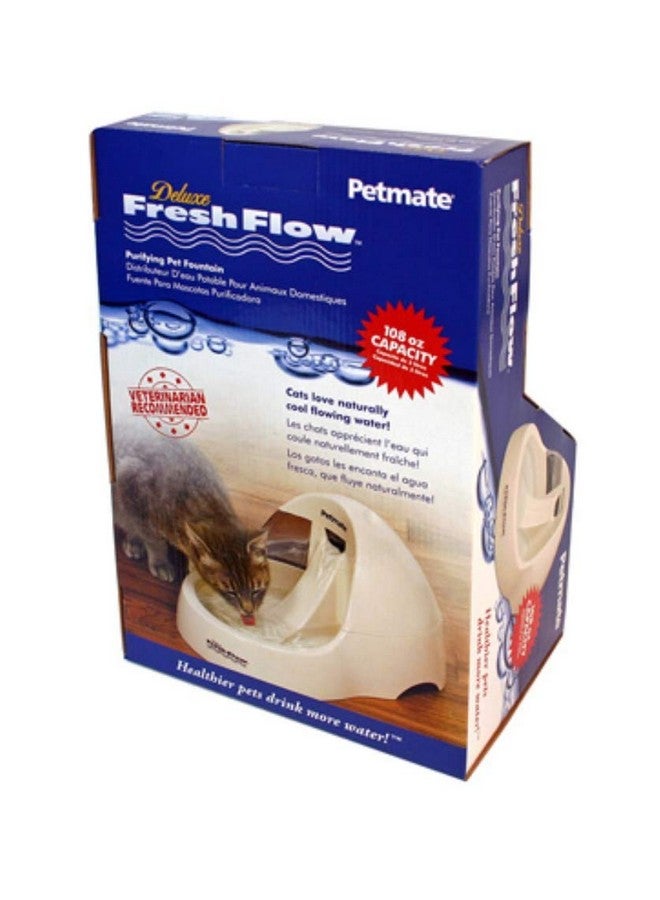 Petmate Deluxe Fresh Flow Cat, Bleached Linen, 50 Oz, 1 Count (Pack of 1) - Image 4