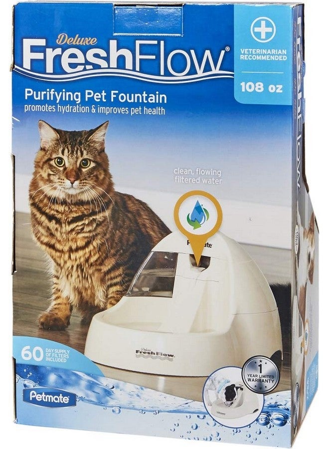 Petmate Deluxe Fresh Flow Cat, Bleached Linen, 50 Oz, 1 Count (Pack of 1) - Image 5