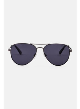 GANT Men GA722908A55 Round Sunglasses, Gunmetal  - Image 1
