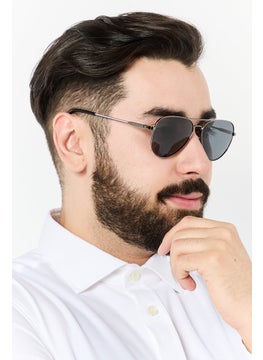 GANT Men GA722908A55 Round Sunglasses, Gunmetal  - Image 2