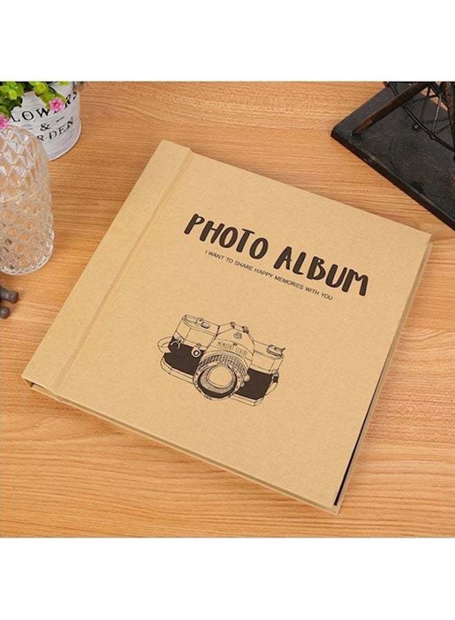 Kraft Paper Photo Album Black 8inch - Image 3