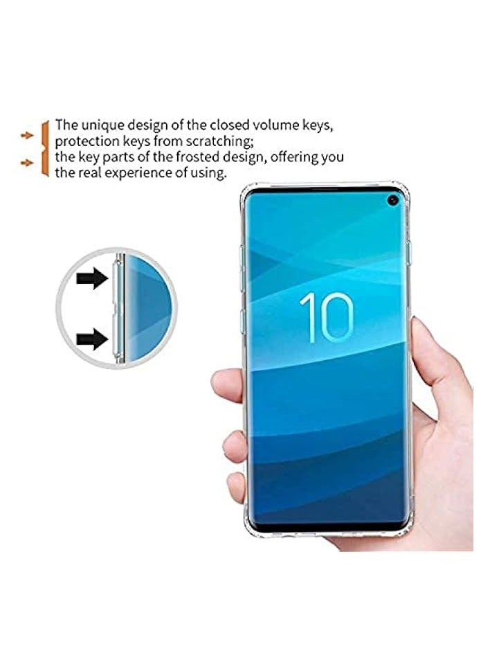 Nillkin Galaxy S10 Mobile Cover Nature Series Soft Tpu Transparent Slim Case - Clear - Image 1
