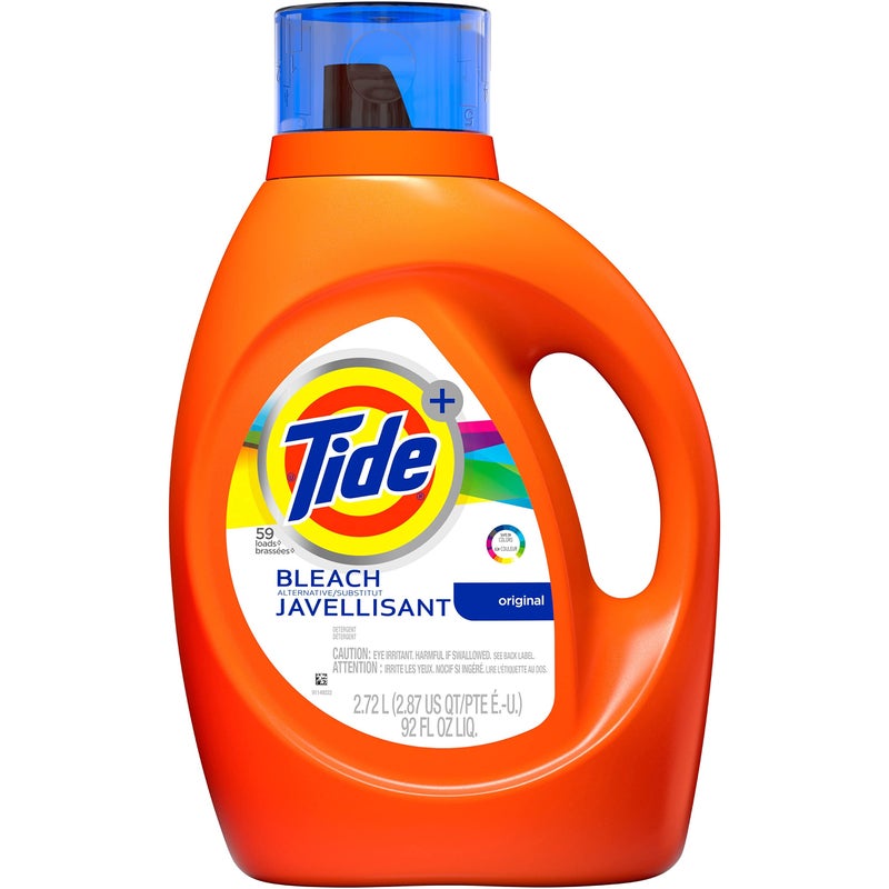 Procter & Gamble Tide Plus Bleach Alternative Safe on Colors Liquid Laundry Detergent, Original Scent, 2.72 L (59 Loads) - Image 1