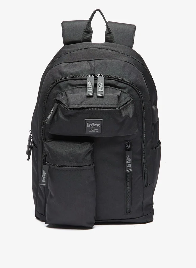 لي كوبر Boys Solid Backpack with Adjustable Straps and Zip Closure - 32x15x47 cm