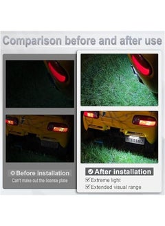 Arabest LED License Plate Light, Ultra Bright Complete Kit for Trailer UTV ATV Truck RV Boat, Pure White Xenon(6000K)  - Image 5
