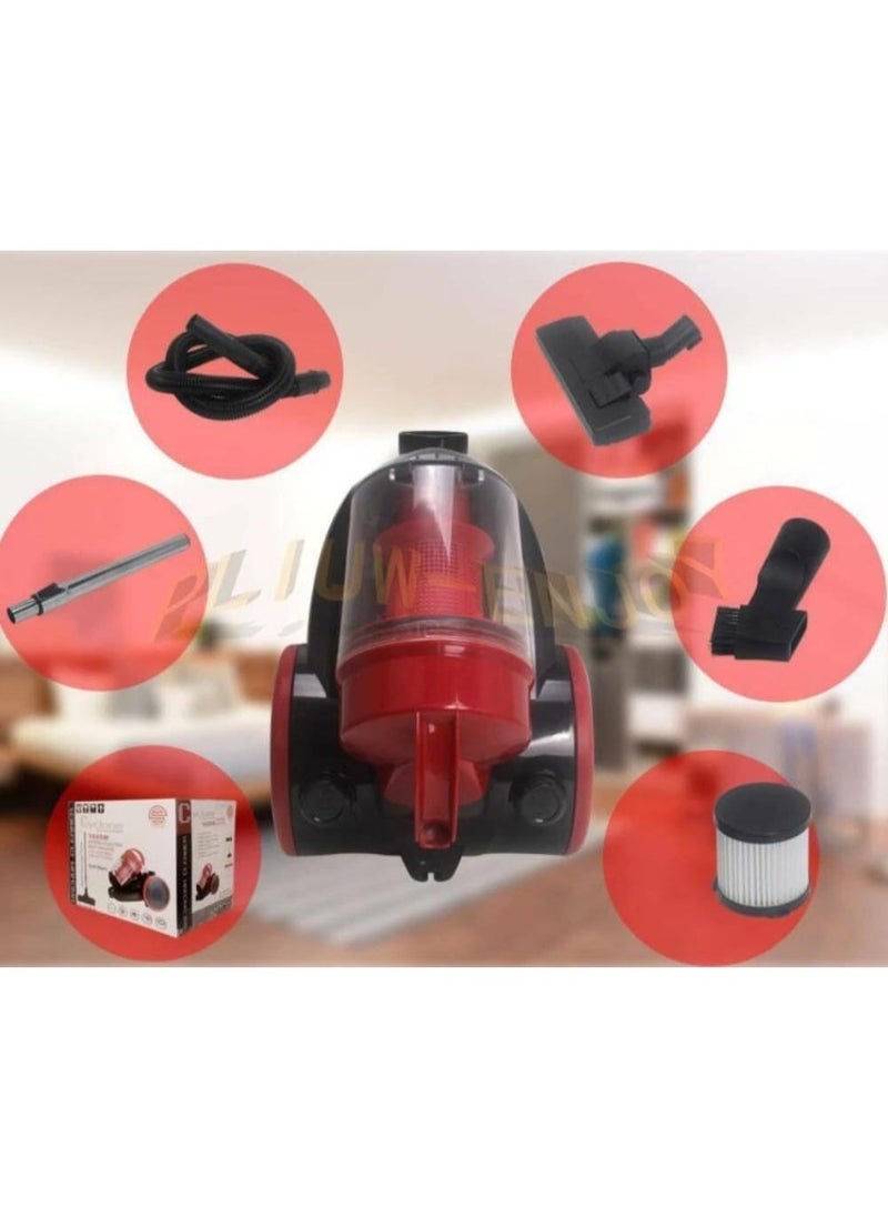 Denx Bagless Cyclonic Vacuum Cleaner, 1200W Dust Pickup With Filter, Large Dust Bin .22L, 4.2M Retractable Cord - Image 5