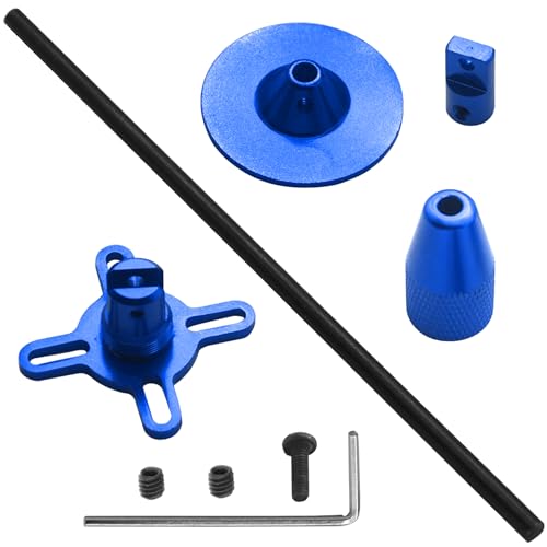 Vgoohobby Aluminum Alloy RC GPS Compass Antenna Folding Base Fixed Mount Holder Bracket for RC DIY Quadcopter Multicopter (Blue) - Image 1