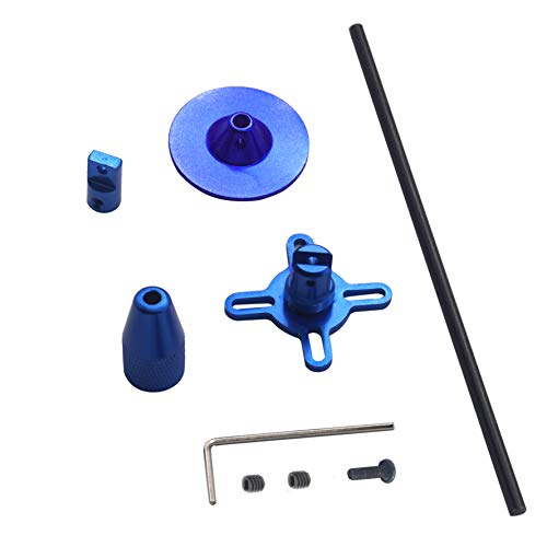 Vgoohobby Aluminum Alloy RC GPS Compass Antenna Folding Base Fixed Mount Holder Bracket for RC DIY Quadcopter Multicopter (Blue) - Image 3