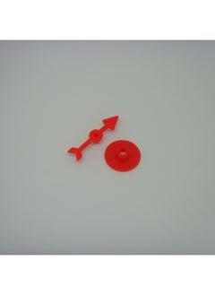 Generic Enlightenment Toy Rotating Plastic Pointer Parent-child Interactive Game Digital Dial Plastic DIY Teaching Pointer Accessories-Color:45-1 Mm Long Red  - Image 1