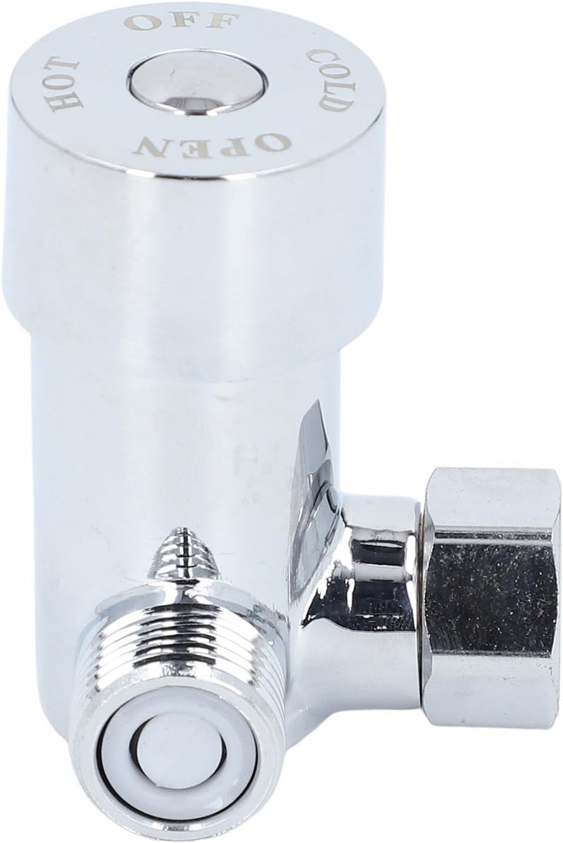 Hot Cold Water Mixing Valve Brass G1 / 2 Faucet Mixer, 5.3x3.4x6.9cm - Anti Leakage Material, Check Valve Design, Ideal for Automatic Sensor Faucets - Image 4