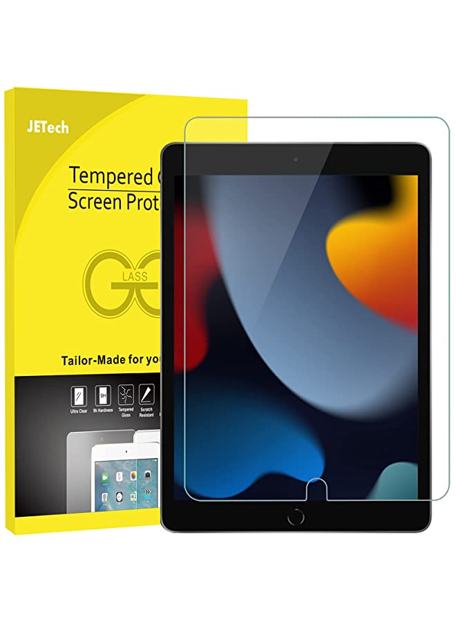 Jetech Screen Protector for iPad 10.2-Inch (2021/2020/2019 Model, 9/8/7 Generation), Tempered Glass Film, 1-Pack - Image 1