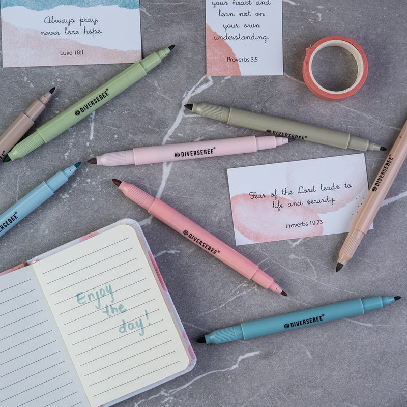 DIVERSEBEE Inspirational Prayer Cards, 60 Unique Bible Verse Assorted Mini Scripture Encouragement Motivational Christian Gifts (Watercolor) - Image 2
