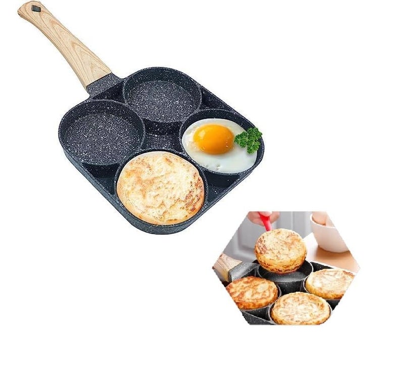 Cazuela Egg Cooker Frying PanGreen Pans 4Cups NonStick Cookware Aluminium Alloy Fried Egg CookerPancakeOmelette Pan Multi Color - Image 1