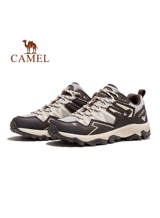 camel Camel (camel) Wang Junkai Same Style - Kunlun Mountain Hiking Shoes Waterproof Anti-splash Anti-slip Unisex Outdoor Sports Climbing Shoes 38